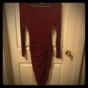 Maroon dress size xs